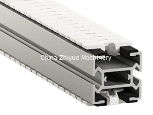white color XL105 FLEXIBLE ALUMINIUM MODULAR CONVEYOR SYSTEM flexible conveyor system for bottling lines