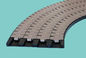 880TAB-K325/880TAB-K450 flat top conveyor chain slat flexible chains POM brown DERIN CHAINS