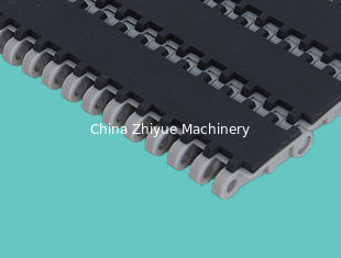 ZY900FT-R2 Plastic flat top food grade modular belt rubber friction top conveyor belts
