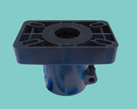 ZY-FS-003 Conveyor spare parts conveyor frame supports support bases sidemounting brackets PA6 materials black