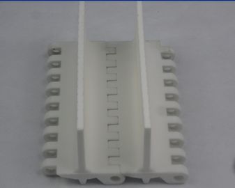 ZY8000 CONVEYOR MODULAR BELTS FLIGHTS THERMOPLATIC CONVEYOR BELTS CLEATS UNICHAINS OPB23 WHITE COLOR PP POM MATERIALS