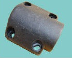 ZY-FS-003 Conveyor spare parts conveyor frame supports support bases sidemounting brackets PA6 materials black