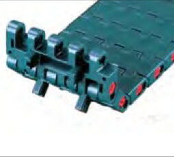 ZY2000FT FLAT TOP MODULAR BELTS NARROW WITH DOUBLE POSITRACKS MCC1000 flat top conveyor beltings