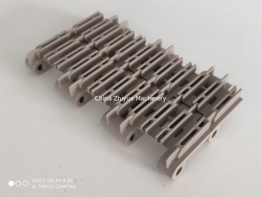 4707 PLASTIC RAISED RIB MODULAR CONVEYOR BELTS PITCH 38.1MM MATERIALS POM PP FDA FOOD GRADE
