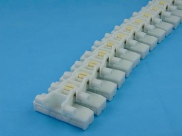 Flexible conveyor chains LF83 flat top chains with cleats materials acetal acetal white