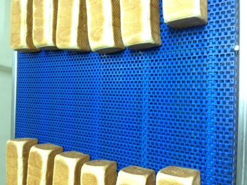 ZY2540FG Radius flush grid conveyor beltings (Habasit M2540) side flex conveyor modular belts FDA food grade