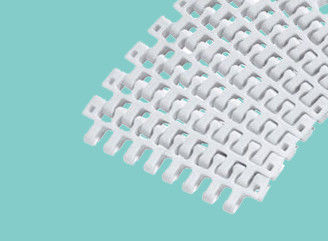 ZY2540FG Radius flush grid conveyor beltings (Habasit M2540) side flex conveyor modular belts FDA food grade