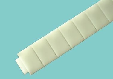 Color blanco superior plano de las cadenas silenciosas plásticas de las cadenas de las cadenas 40P 60P del rulo de plástico para pharmercutical