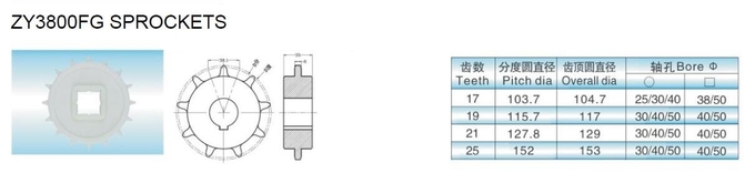 PIÑONES MODULARES DE LAS CORREAS